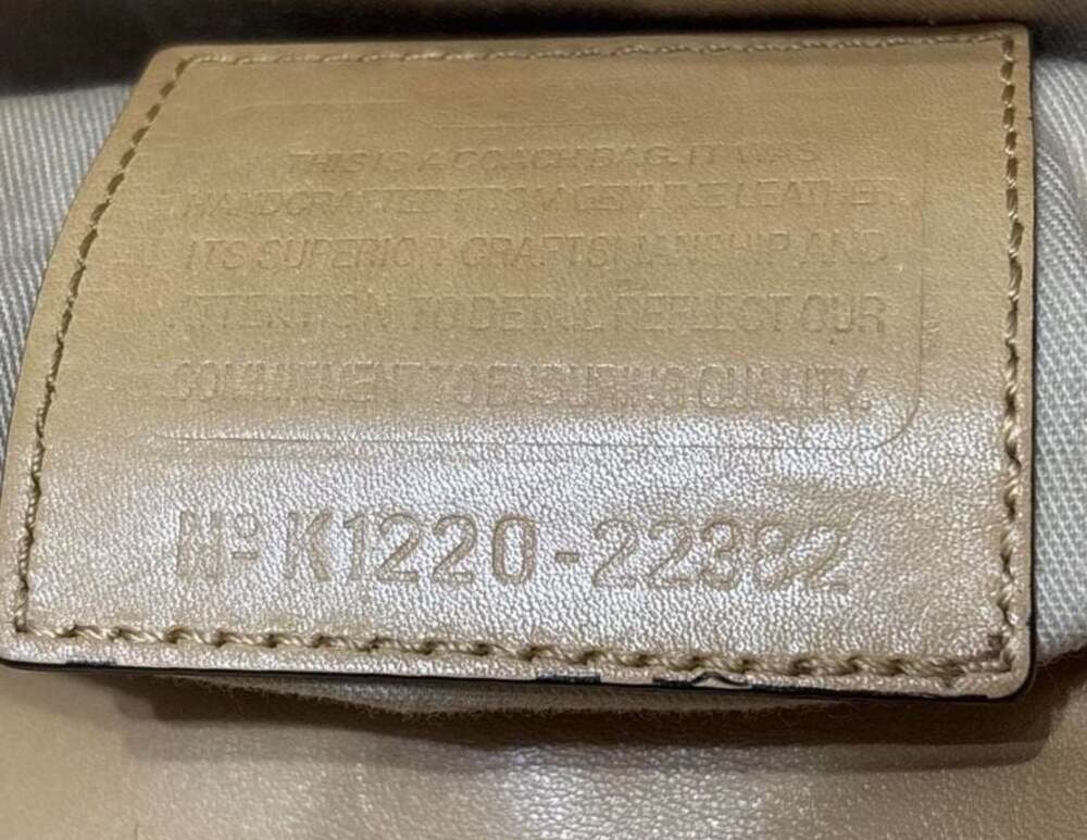 Coach Legacy Willis 70th Anniversary Tan Leather Top Handle Bag with Shoulder St - Picture 3 of 12